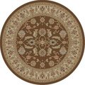 Concord Global 5 ft. 3 in. Jewel Antep - Round, Brown 44480